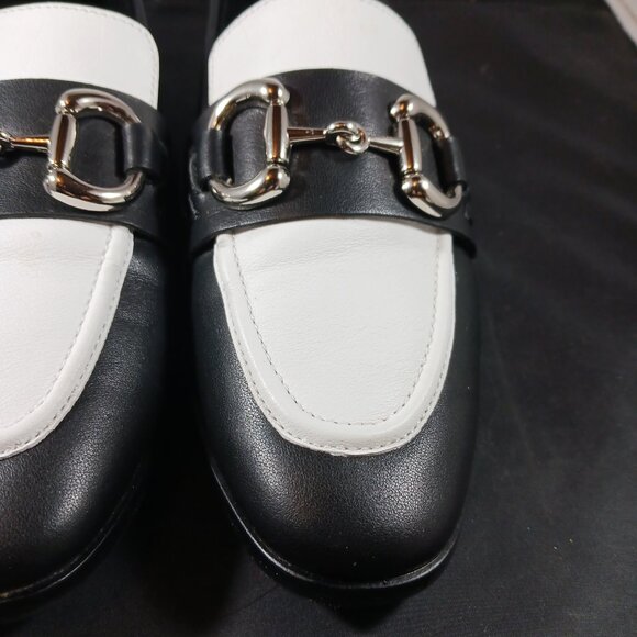 Jeffrey Campbell Velviteen Bit Leather Flat Loafer Shoes size 6.5 - Picture 5 of 12